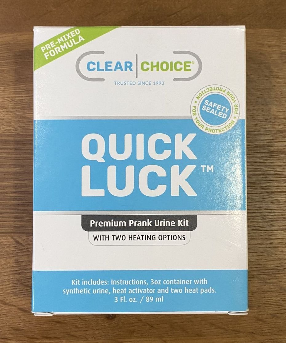 Test Clear Urine Review Powdered Synthetic Urine For A Drug Test   Quick Luck Synthetic Urine 1 